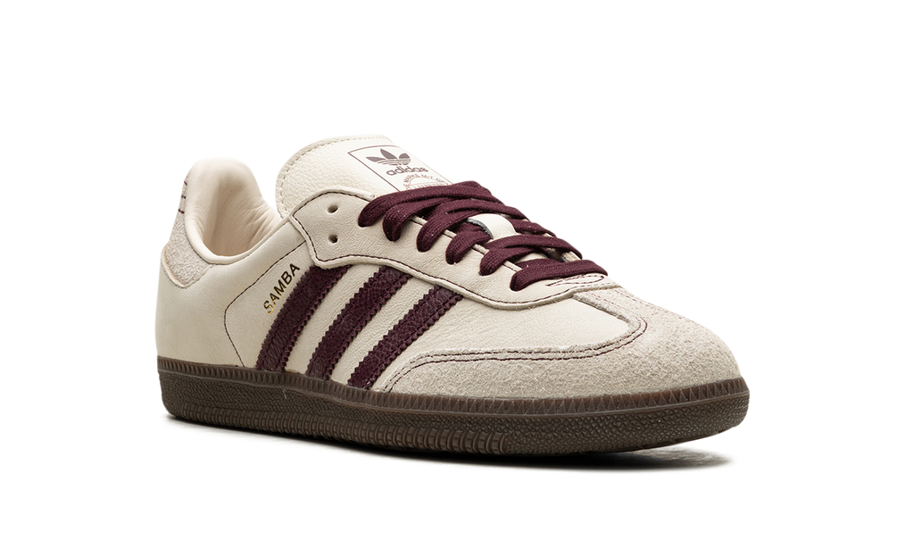Adidas Samba OG WMNS 'Wonder White Maroon'
