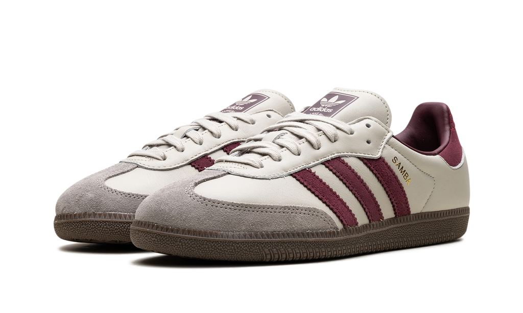 Adidas Samba OG 'Putty Grey Maroon'