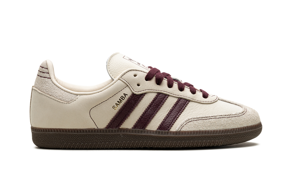 Adidas Samba OG WMNS 'Wonder White Maroon'