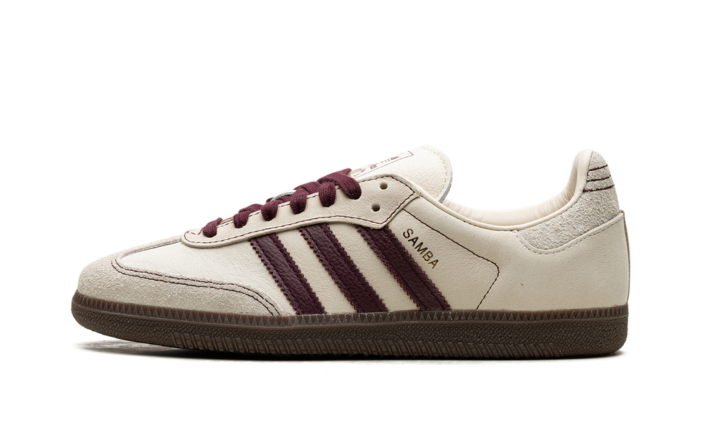 Adidas Samba OG WMNS 'Wonder White Maroon'