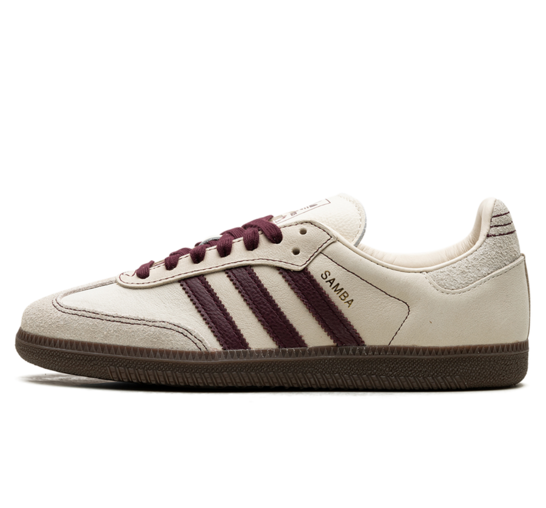 Adidas Samba OG WMNS 'Wonder White Maroon'