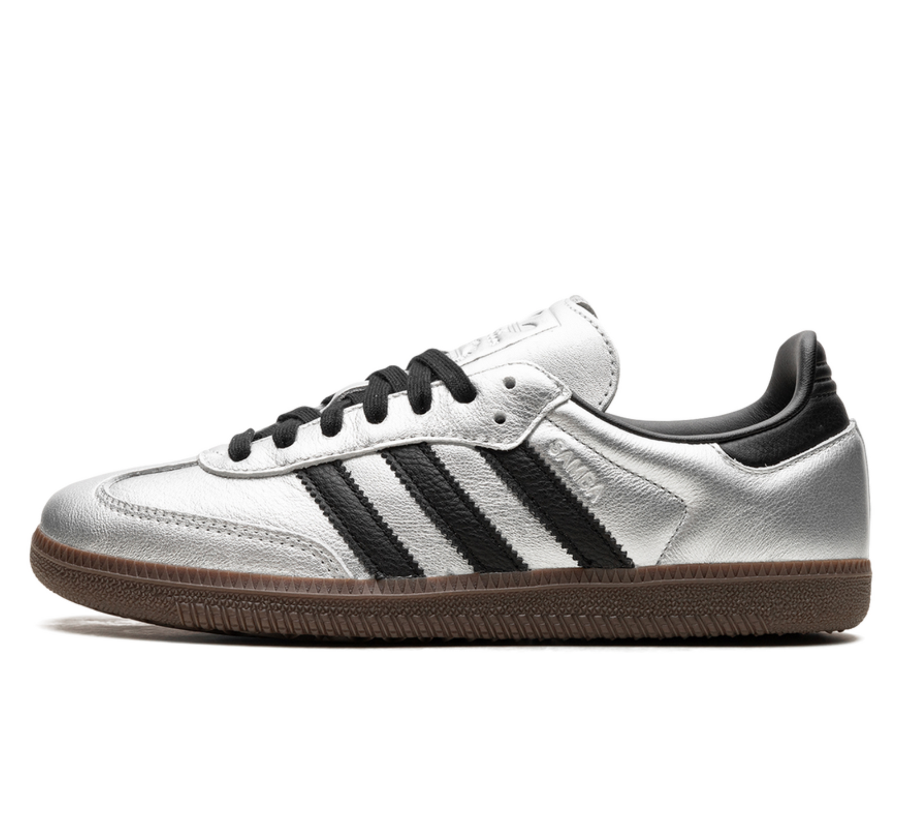 Adidas Samba OG WMNS 'Silver Metallic Black Gum'