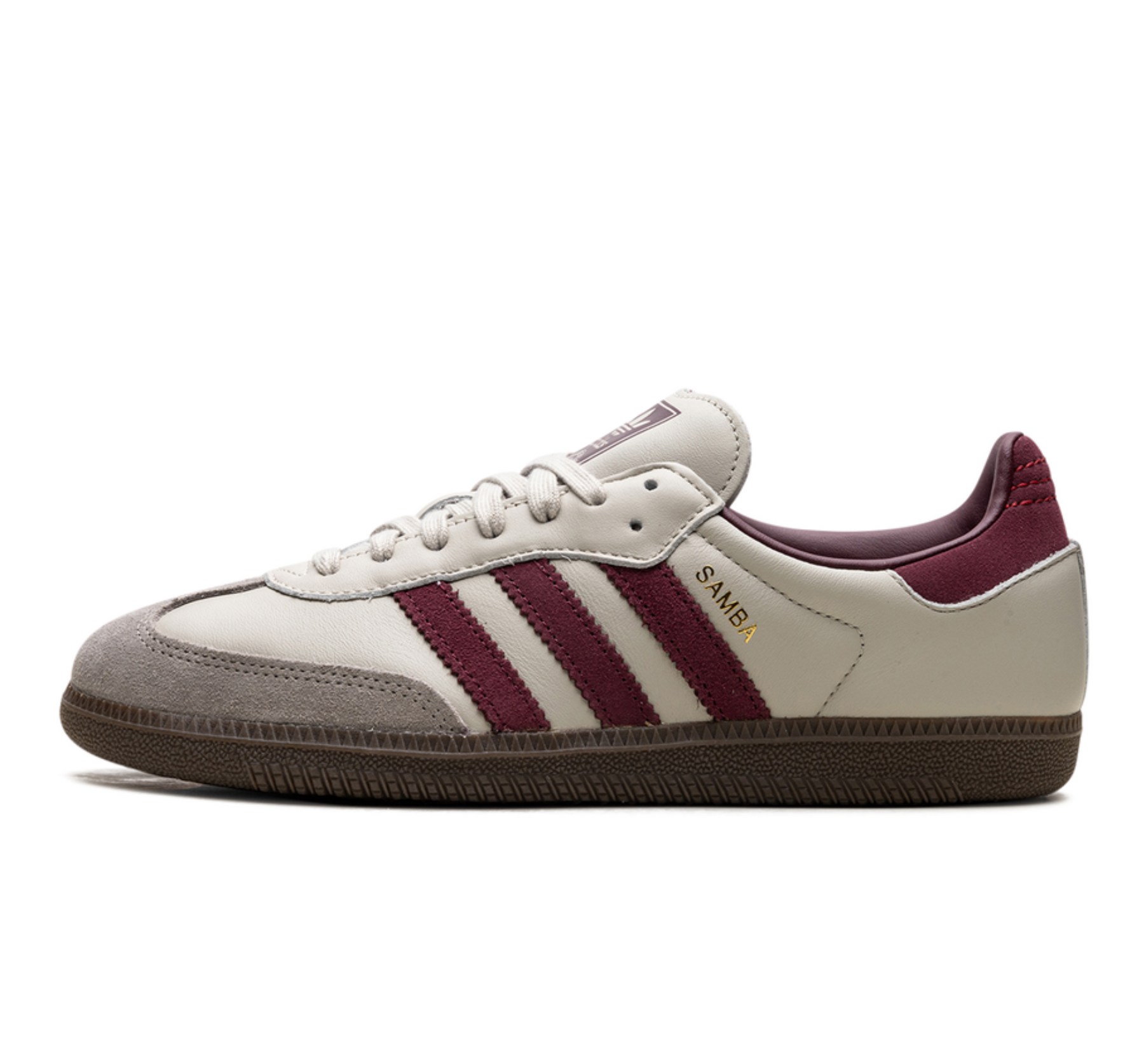 Adidas Samba OG 'Putty Grey Maroon'