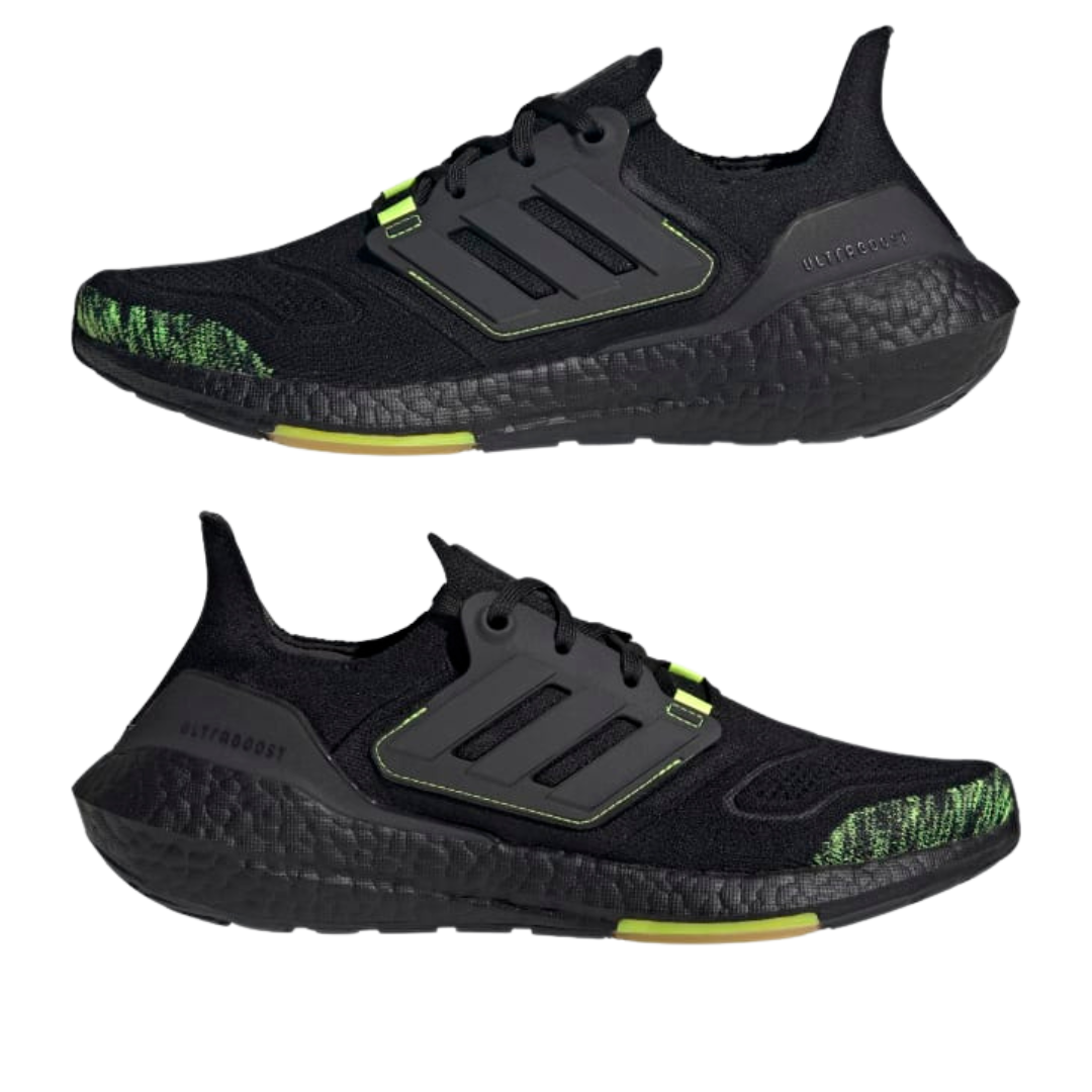 UltraBoost 22 'Black Solar Yellow'