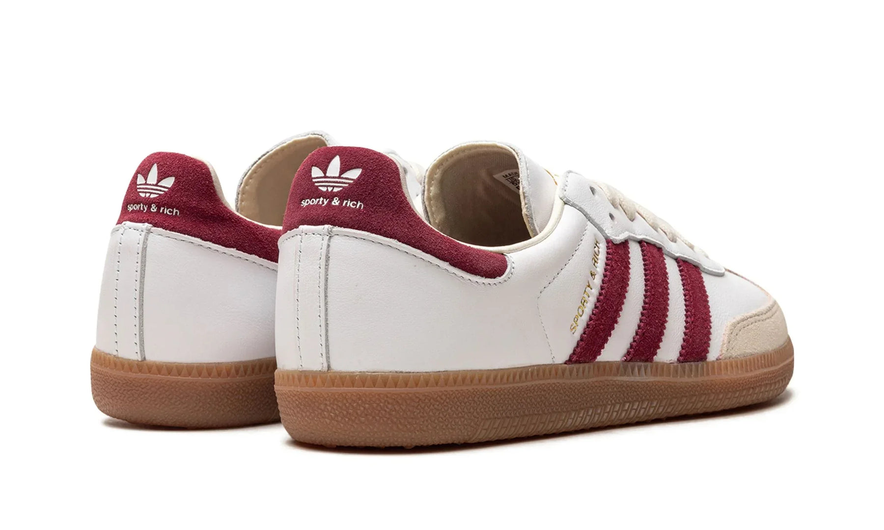 Adidas Samba OG 'Sporty & Rich – White Core Burgundy'