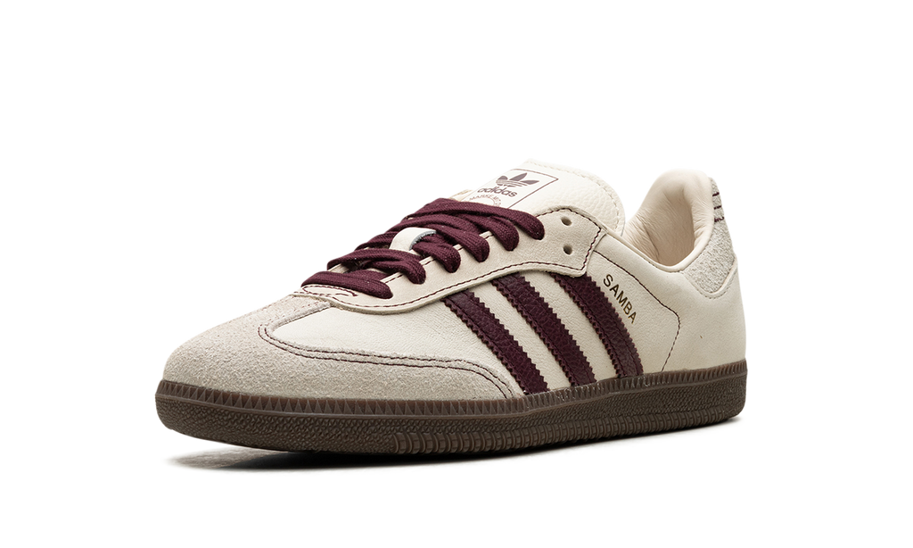 Adidas Samba OG WMNS 'Wonder White Maroon'