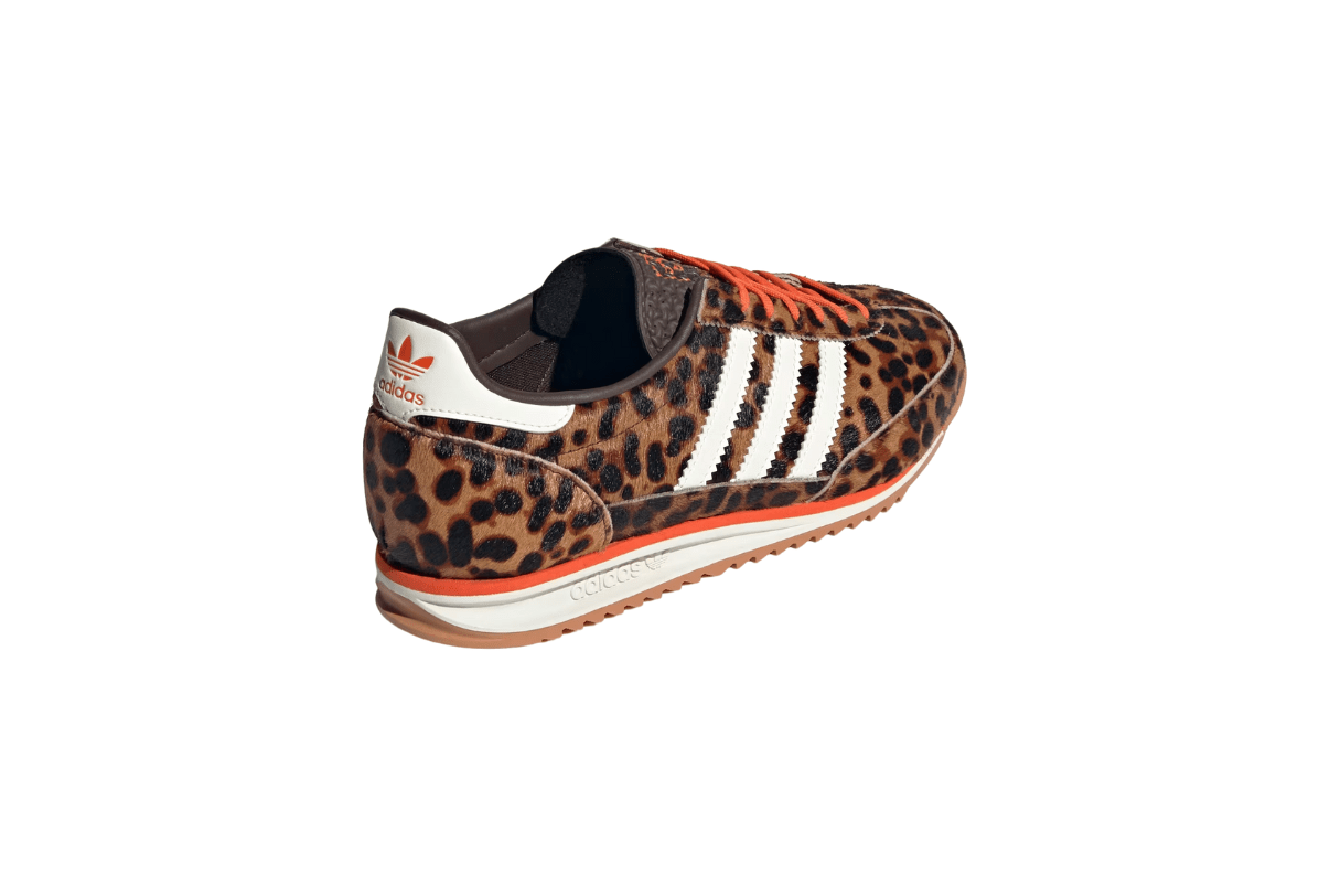 Tênis Adidas SL 72 OG Leopard Print Laranja