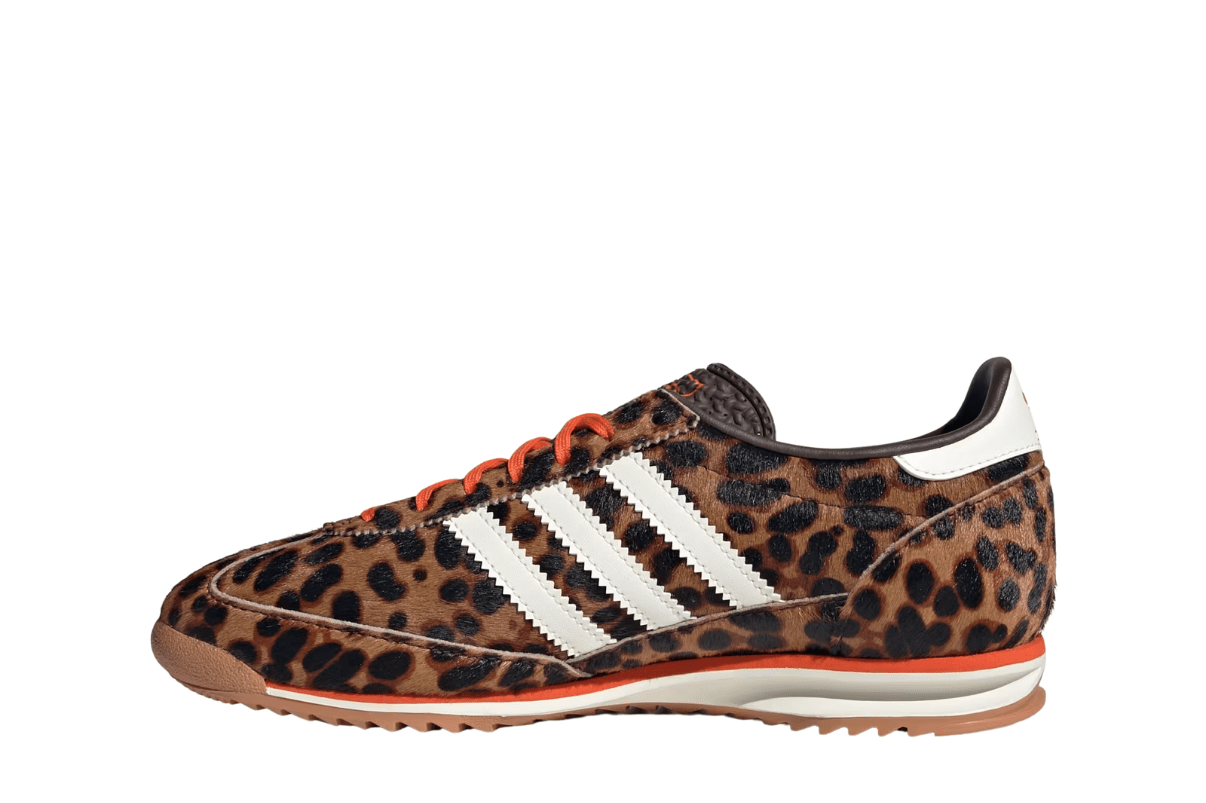 Tênis Adidas SL 72 OG Leopard Print Laranja
