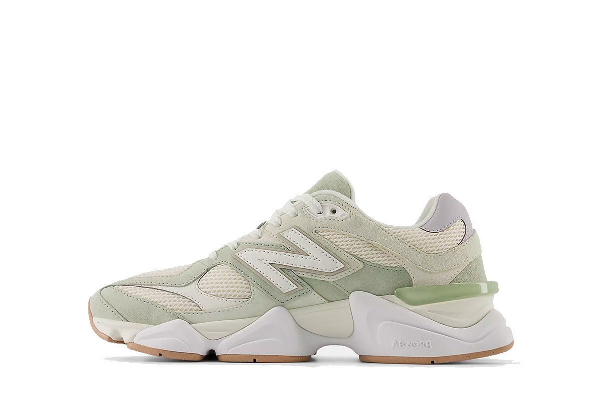Tênis New Balance 9060 Garter Snake Pearl Grey Verde