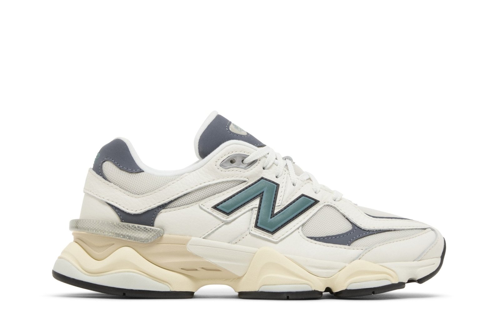 Tênis New Balance 9060 Sea Salt New Spruce Dark Artic Grey Cinza