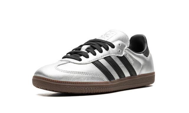 Adidas Samba OG WMNS 'Silver Metallic Black Gum'