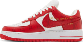 Louis Vuitton x Air Force 1 Low 'White Comet Red'