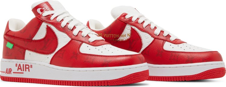 Louis Vuitton x Air Force 1 Low 'White Comet Red'