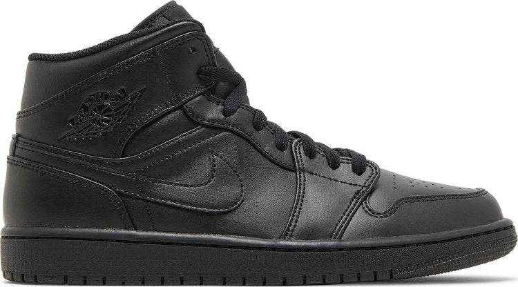 Nike Air Jordan 1 Mid 'Triple Black' 2022