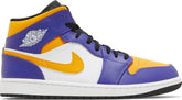 Nike Air Jordan 1 Mid 'Lakers'