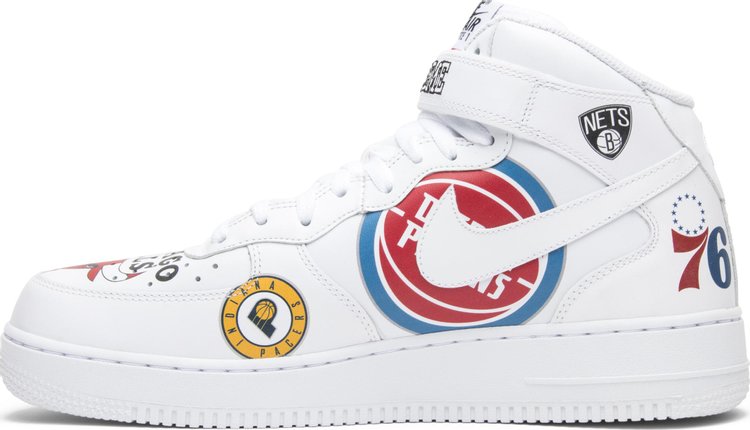 Supreme x NBA x Air Force 1 Mid 07 'White'