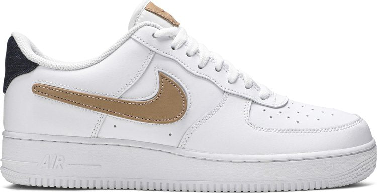 Nike Air Force 1 Low '07 LV8 'Removable Swoosh - White Vachetta Tan'