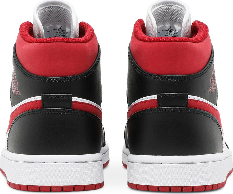 Nike Air Jordan 1 Mid 'Black Gym Red'