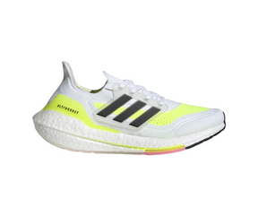 UltraBoost 21 'White Solar Yellow'