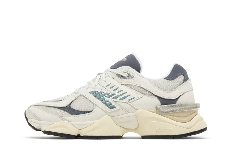 Tênis New Balance 9060 Sea Salt New Spruce Dark Arctic Grey Cinza