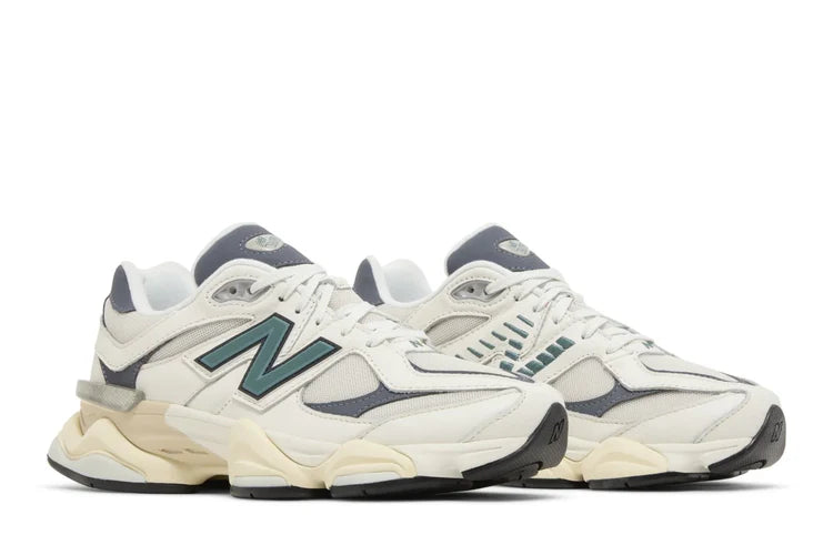 Tênis New Balance 9060 Sea Salt New Spruce Dark Arctic Grey Cinza