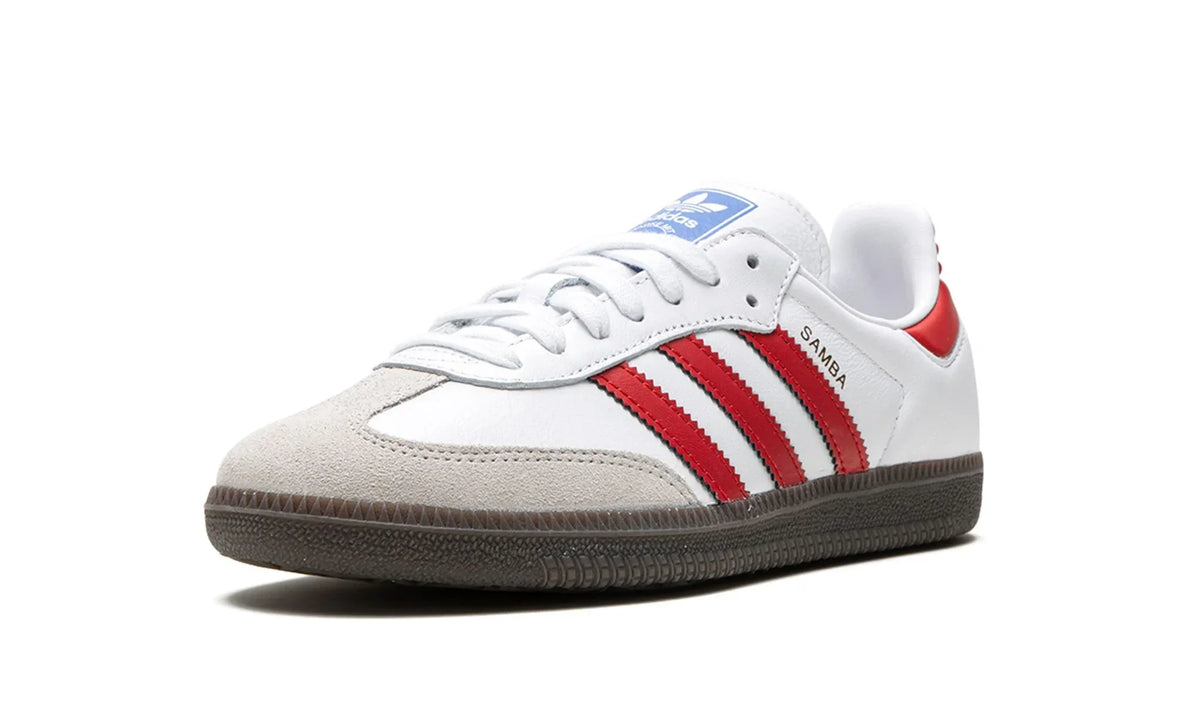 Adidas Samba Vegan 'White and Better Scarlet'