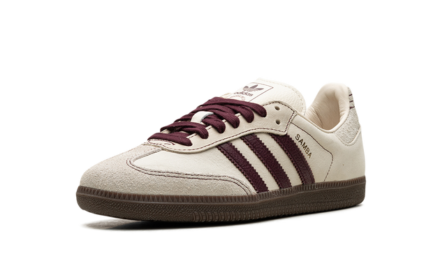 Adidas Samba OG WMNS 'Wonder White Maroon'