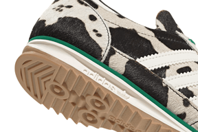 Tênis Adidas SL 72 Og Court Green Cow Print Bege