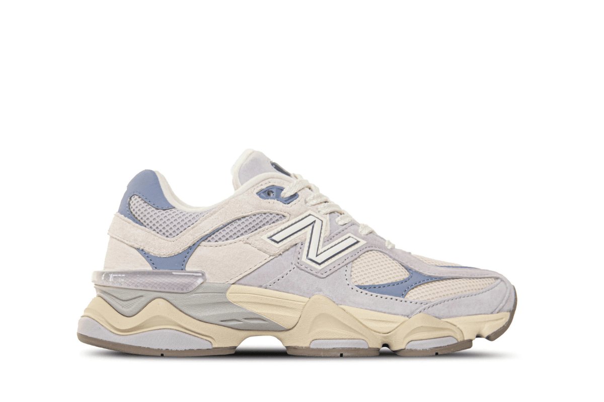 Tênis New Balance 9060 Pearl Grey Linen Azul