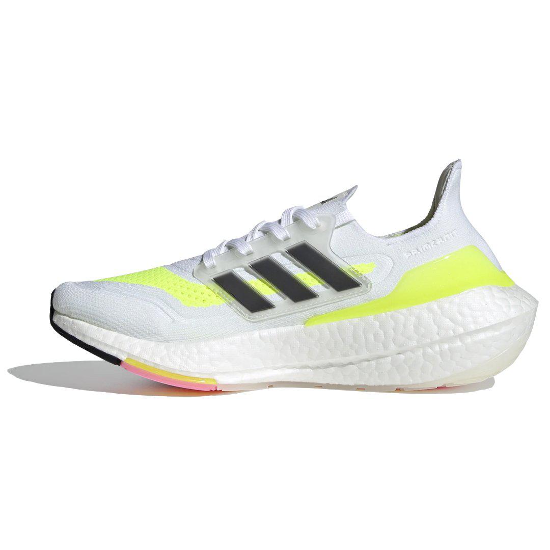 UltraBoost 21 'White Solar Yellow'