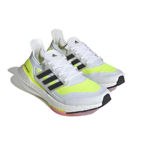 UltraBoost 21 'White Solar Yellow'