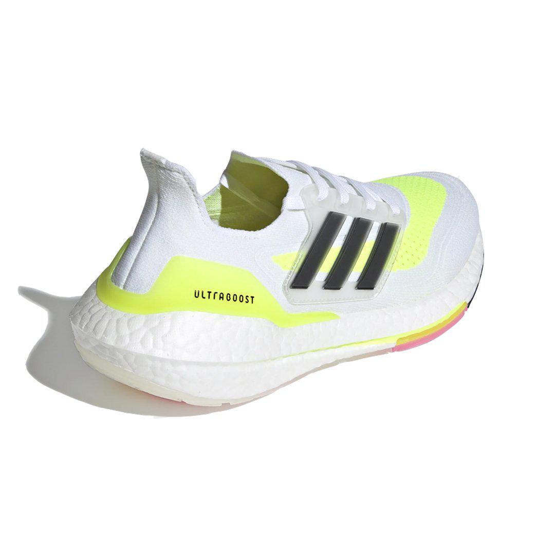 UltraBoost 21 'White Solar Yellow'